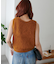 シャギーUネックベスト《WEB限定カラーあり》