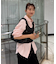 シャギーUネックベスト《WEB限定カラーあり》