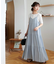 メモリーサテンキャミワンピース