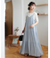 メモリーサテンキャミワンピース