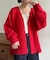 【WEB限定/ユニセックス】モヘアライクシャギーカーディガン