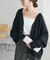 【WEB限定/ユニセックス】モヘアライクシャギーカーディガン