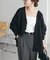 【WEB限定/ユニセックス】モヘアライクシャギーカーディガン