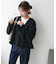 裏毛深Vネックプルオーバー