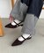 【S～Lサイズ展開】ポインテッドストラップシューズ