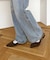 【S～Lサイズ展開】ポインテッドストラップシューズ