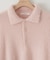 【ユニセックス】ミンクライクニットポロ