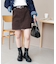コーデュロイミニスカート