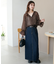 シアーチェックスキッパーブラウス《WEB限定カラーあり》