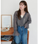 シアーチェックスキッパーブラウス《WEB限定カラーあり》