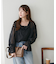 シアーチェックスキッパーブラウス《WEB限定カラーあり》