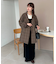 【ユニセックス/サイズ追加！】チェックWブレストオーバージャケット