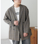 【ユニセックス/サイズ追加！】チェックWブレストオーバージャケット