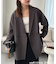【ユニセックス/サイズ追加！】チェックWブレストオーバージャケット