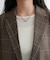 【ユニセックス/サイズ追加！】チェックWブレストオーバージャケット