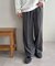 【ユニセックス】タックワイドスラックス