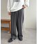 【ユニセックス】タックワイドスラックス