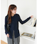 モチモチリブ衿付前ボタンプルオーバー《WEB限定カラーあり》
