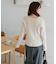 ベロアモールホックカーディガン《WEB限定カラーあり》