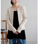 ベロアモールホックカーディガン《WEB限定カラーあり》