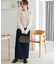前後2WAYフェザーヤーンショートベスト
