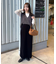 前後2WAYフェザーヤーンショートベスト