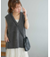 フェザーヤーンチュニックベスト《WEB限定カラーあり》