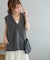 フェザーヤーンチュニックベスト《WEB限定カラーあり》