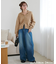 ライトオンスデニムワイドパンツ