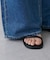 ライトオンスデニムワイドパンツ