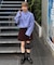 ブロードワイドスリーブシャツ