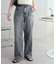 デニムストレートパンツ