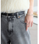 デニムストレートパンツ