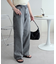 デニムストレートパンツ