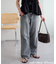 デニムストレートパンツ