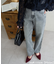 デニムストレートパンツ
