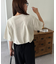 【ユニセックス】ピーチスキンヘンリーネック