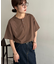 【ユニセックス】ピーチスキンヘンリーネック