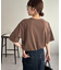 【ユニセックス】ピーチスキンヘンリーネック