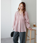 ギャザー前開きブラウス《WEB限定カラーあり》