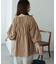 ギャザー前開きブラウス《WEB限定カラーあり》