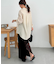配色ストライプシャツ