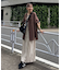 配色ストライプシャツ
