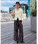 フェザーヤーンクルーカーディガン《WEB限定カラーあり》