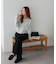 フェザーヤーンクルーカーディガン《WEB限定カラーあり》