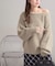 ふわふわワンショルシャギープルオーバー