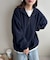 【ユニセックス】フリースハーフジップ