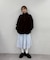 【ユニセックス】フリースハーフジップ