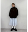 【ユニセックス】フリースハーフジップ