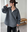 【ユニセックス】フリースハーフジップ